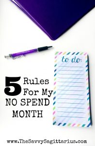 Feel like your budget is so far off track and don't know where to start? A No Spend Month may be the perfect reset that you have been needing!