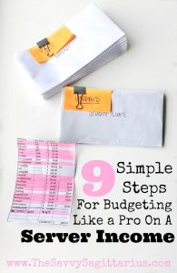 Budgeting on an irregular income can be stressful. As a bartender, I never had consistent in come. This is how I set up my budget. 