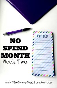 It has been 18 days of not spending money! Check out how I am doing on week two of my no spend challenge and see how I slipped up a little bit!