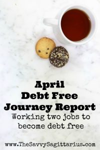 April was my no spend month, but it definitely wasn't as good as I had hoped. Find out how my debt free journey is going!