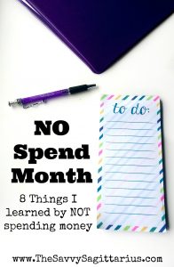 My No Spend Month was a lot harder than I expected it to be. It was a challenging month, but these are the 8 things I learned from not spending money.