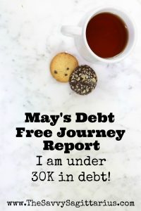 After my no spend month in April, I kind of fell off the wagon, but I still came out way on top in May. Check out how my debt free journey is coming along... 