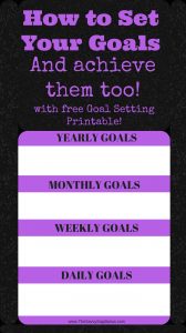 Have you ever set a goal and a few days into working on it, you completely forget about it. Here is my number one way of setting goals and achieving them too!!