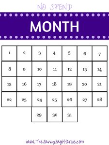 Have you ever tried a No Spend Challenge? Here is my own monthly challenge, with a few extra mini challenges included! Join to see where it will take your finances!