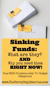 Sinking funds is a term that can be a little confusing. Here is a complete guide to making sure you know what you are doing and help you really get your budget together!