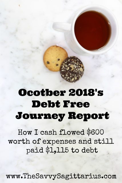 October held all kinds of surprises for me, but it was still overall a good month! Find out how I had $600 worth of unexpected expenses and still put over $1,115 towards my last student loan!