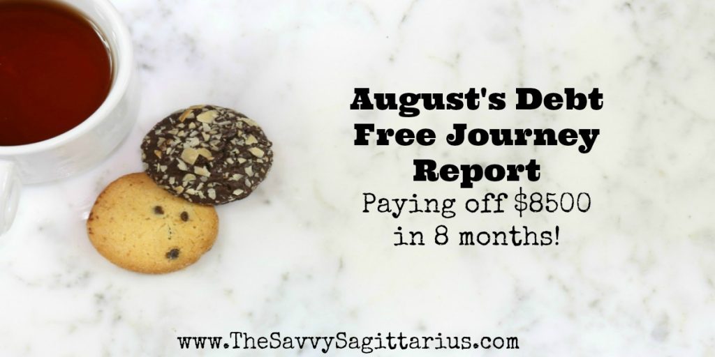 August’s Debt Free Journey Report