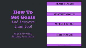 Have you ever set a goal and a few days into working on it, you completely forget about it. Here is my number one way of setting goals and achieving them too!!