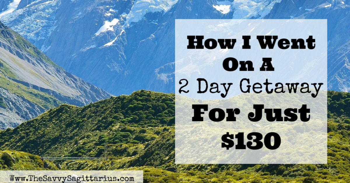 Sometimes a mini vacation is exactly what you need to feel refreshed and ready to work again! A weekend getaway is the PERFECT way to do this, but it doesn't have to be expensive! Here are a few tips for how I did it for $130