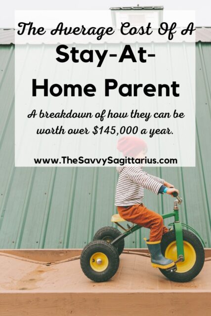 The average stay-at-home parent's income according to all of these tasks is $2,798.50 a week or $145,522 a year. Here is a breakdown of the pay.