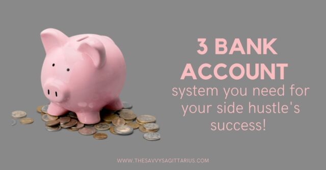 Do you have a checking account just for your business? These are the 3 MINIMUM checking accounts for business success!