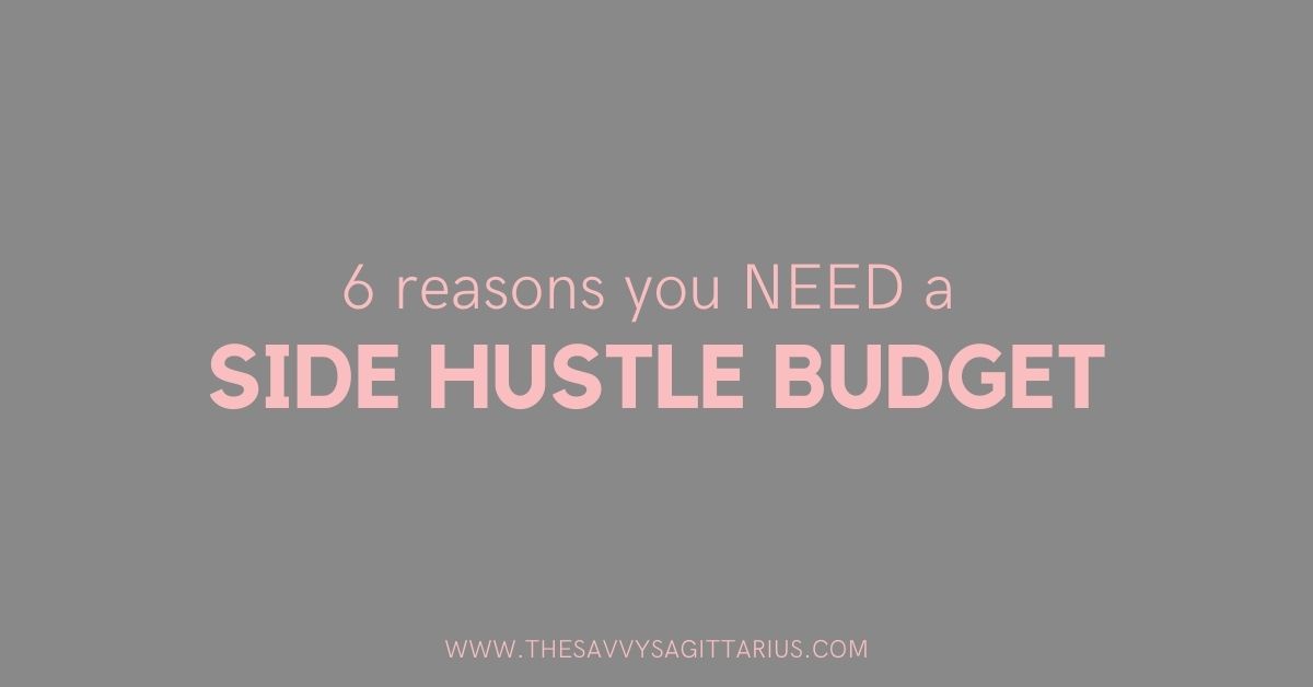Side hustles can be a really great thing. But sometimes it is easy to spend more than you actually make on your side hustle without even knowing it! Setting up a side hustle budget prevents you from losing your money!