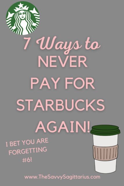 We should all know that cutting your daily or weekly Starbucks isn't going to make you rich overnight. But why pay for it when you can get it for free? Even if you get a $5 coffee, 5 days a week, cutting Starbucks will only save you about $1,300 a year. BUT the latte factor kicks in that if you use that $1,300 to pay off debt, put in savings, or invest it. That $1,300 can compound to SO much more! 