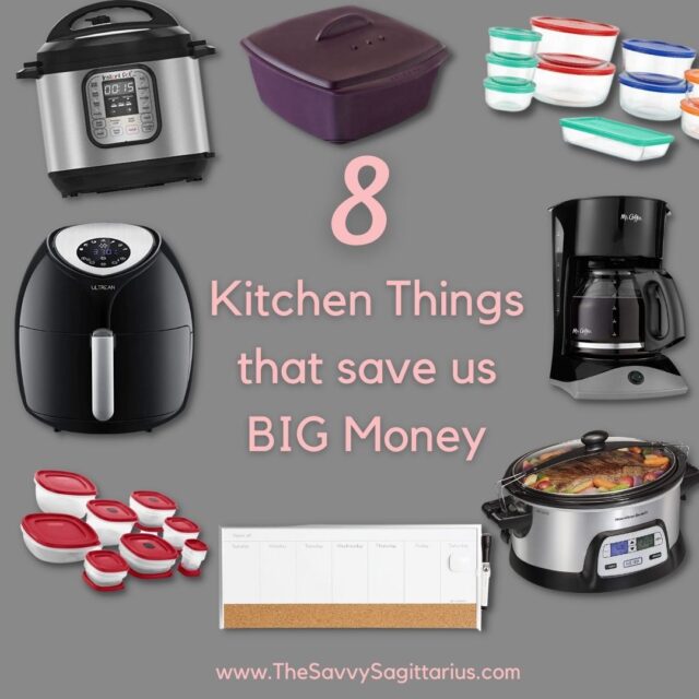 Your kitchen could be one of the things that makes or breaks your budget.  Investing in a few things for your kitchen can making saving money HUGE. These 8 things save us so much time and money in the kitchen! 