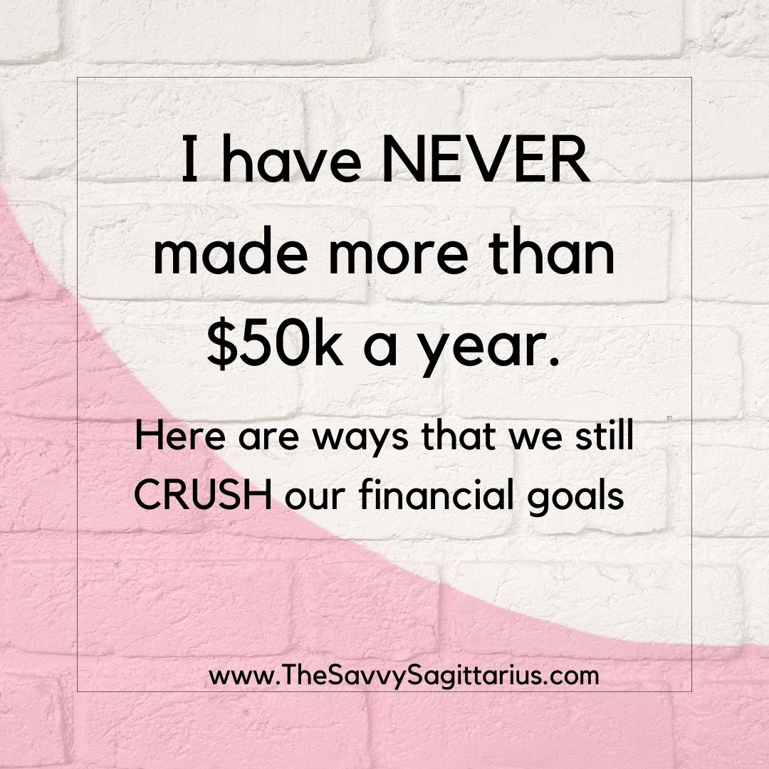 CRUSH Money Goals on a Smaller Income